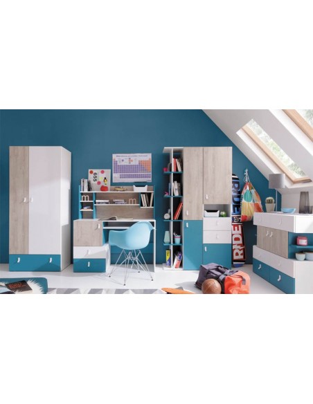 Bureau design bleu enfant