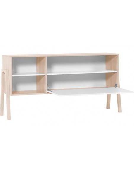 Buffet bas scandinave blanc