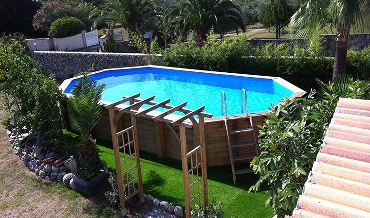 OOGarden - Montage de piscine hors sol octogonale en bois 