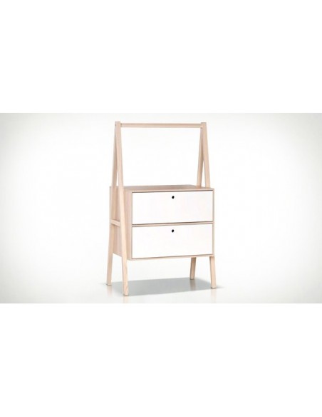 Commode blanche design scandinave