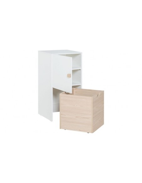 Commode enfant 1 porte et 1 tiroir