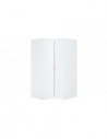 Penderie angle blanche enfant