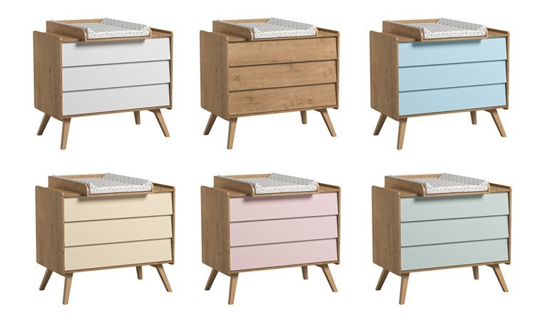 Chambre Bebe Complete Evolutive Vintage Vox 70 X 140 Cm