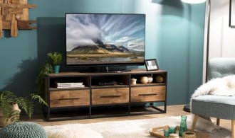 Meuble TV atelier teck