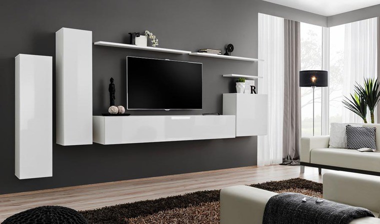 meuble TV mural minimaliste