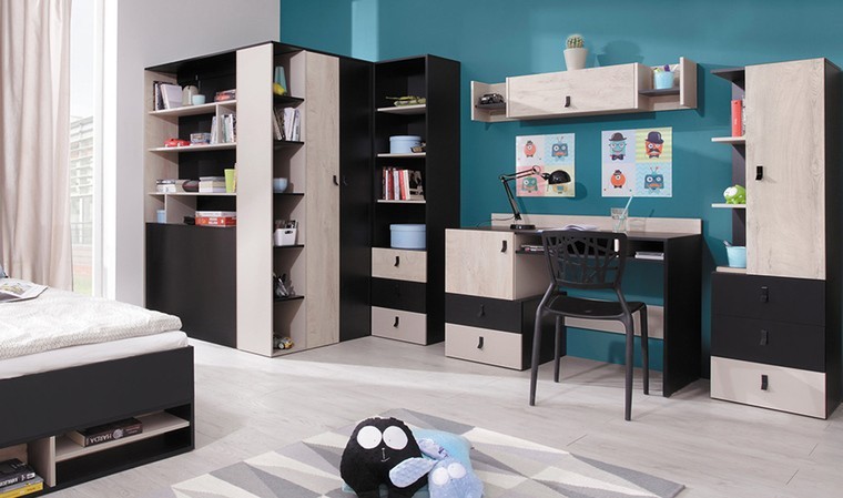 Bureau Cage de foot Jan - Noir XO In My Room pour chambre enfant - Les  Enfants du Design