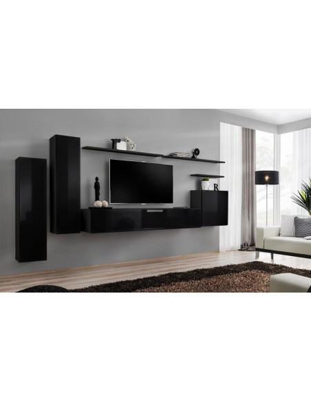 meuble TV minimaliste noir