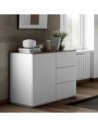 Buffet contemporain blanc