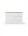 Buffet contemporain blanc