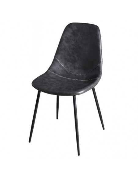 Chaise repas noire design