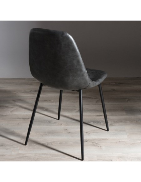 Chaise repas noire design