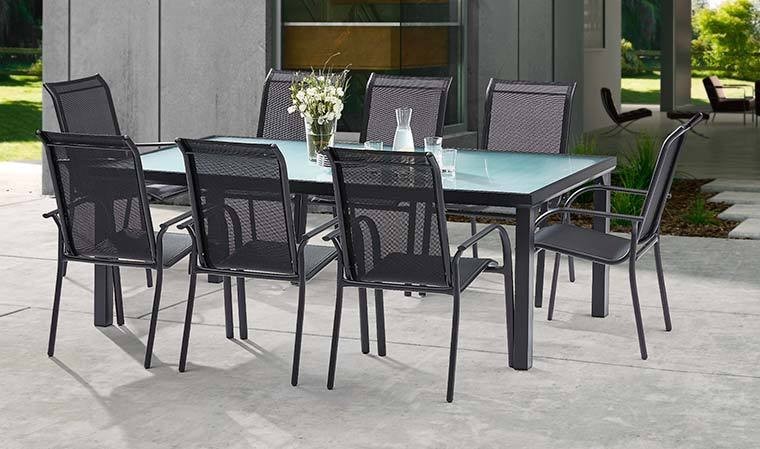 Housse de protection pour table de jardin 8 places en polyester