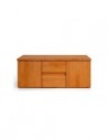 Commode basse en bois massif