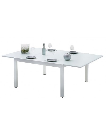 Table jardin carrée Whitestar