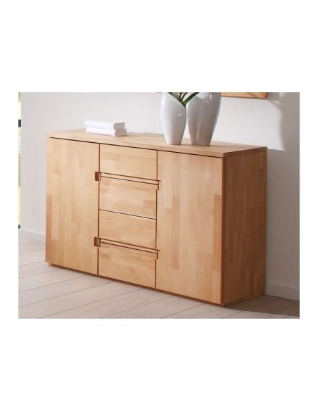 Commode design en bois massif