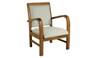 Fauteuil scandinave teck massif