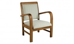 Fauteuil scandinave en teck massif 2