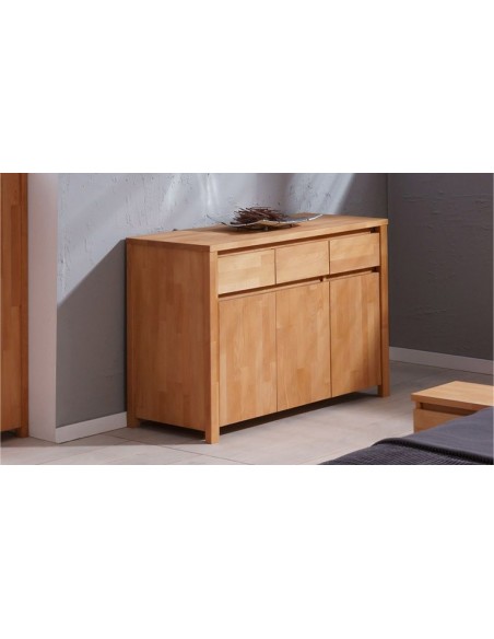 Commode en bois massif moderne