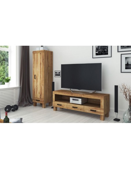 mobilier télé chene massif