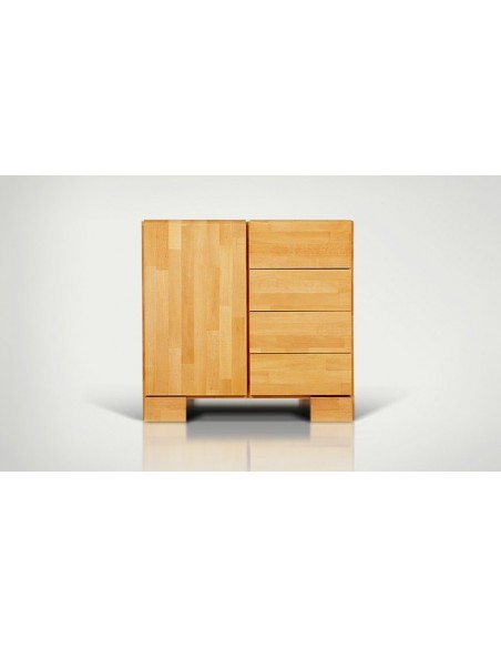 Commode en bois massif contemporaine