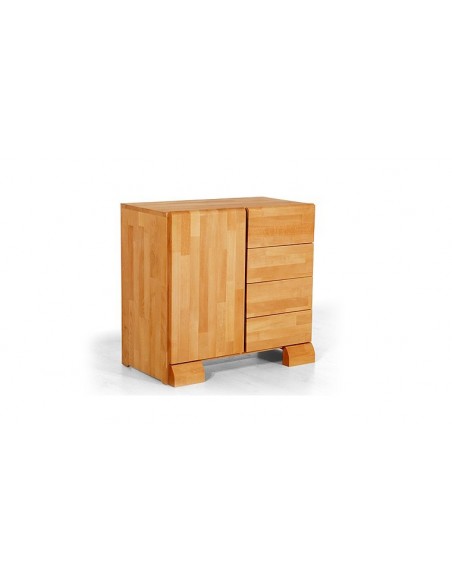 Commode en bois massif contemporaine