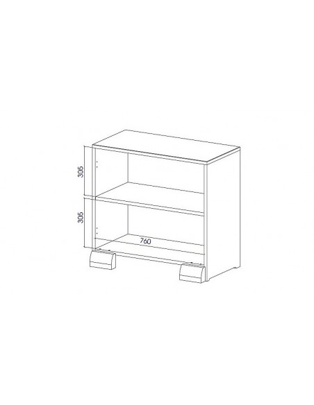 Commode design 2 portes