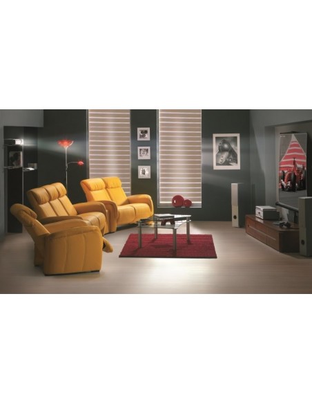 Canapé cuir 3 places CINÉ HOME - Canapé 3 places destiné au CINÉMA