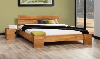 Lit en chêne massif japonais