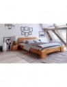 Lit design en bois massif