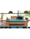 Lit design en bois massif