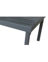 Table de jardin en aluminium gris
