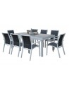 Salon de jardin extensible 8 fauteuils