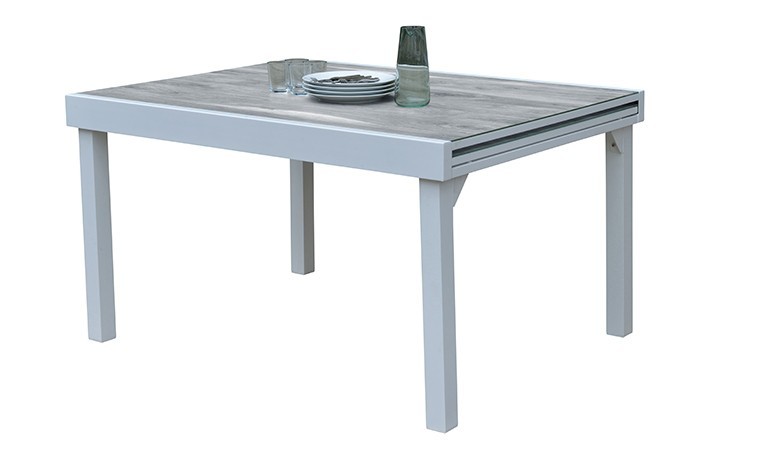 Table de jardin avec rallonge 6 à 10 personnes - ModuloWood