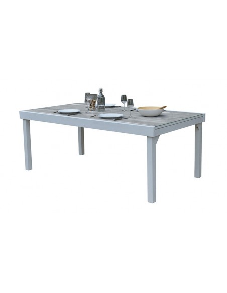 Grande table de jardin extensible