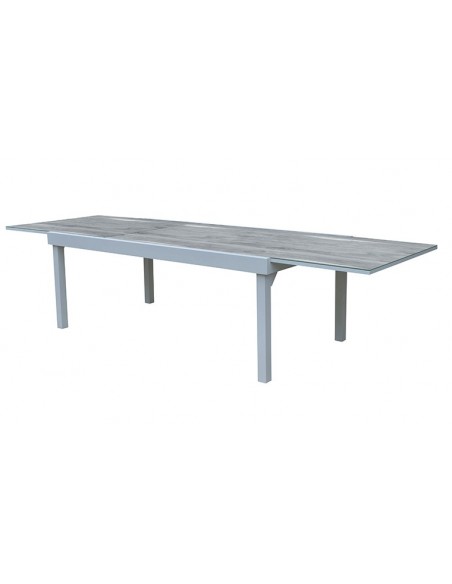 Grande table de jardin extensible