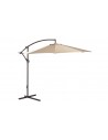 Parasol jardin déporté taupe