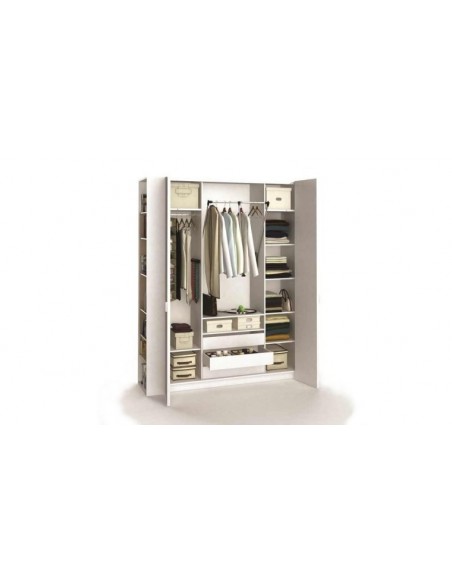 Meuble de rangement HOME 4 portes / Blanc