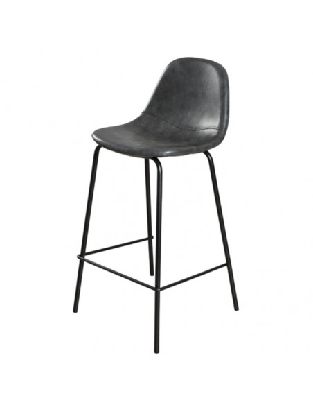 chaise de bar vintage noire