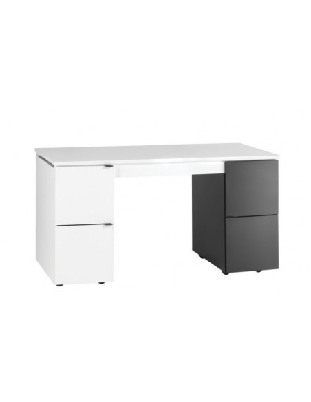 Bureau modulable ado blanc et noir