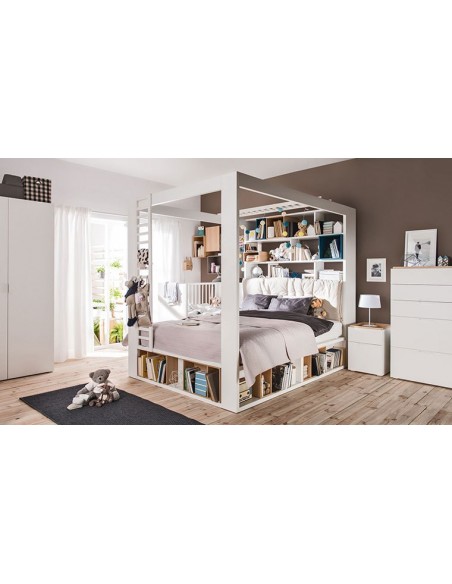 Chevet scandinave blanc