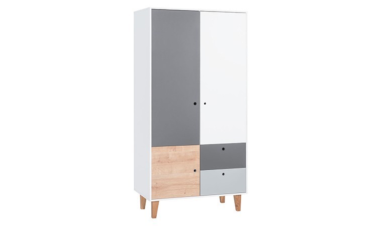 Armoire dressing design enfant avec espace penderie - Concept Vox