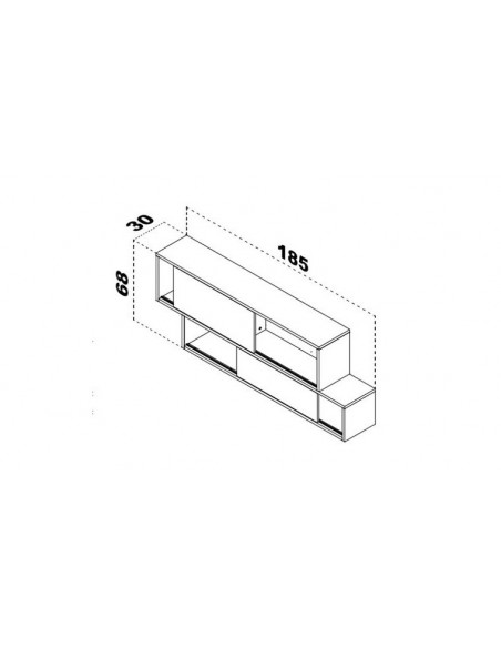 Meuble de rangement mural design