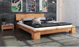 Lit en Teck Massif 140x190cm - Kit-M