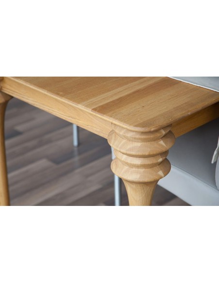 Table avec rallonge en bois
