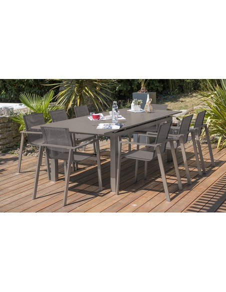 Ensemble table + 8 fauteuils