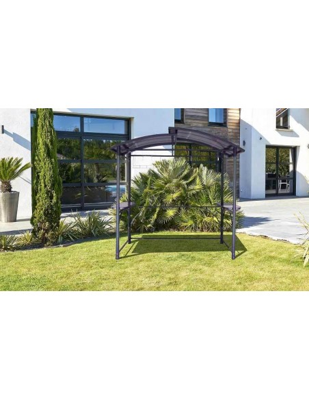 Abri pour barbecue en aluminium