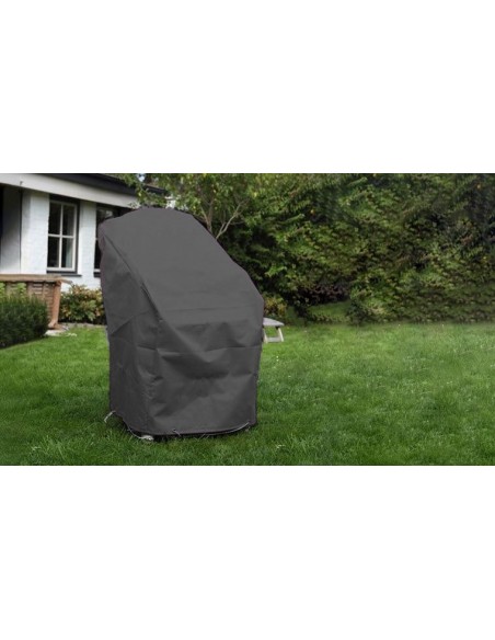 Housse de protection pour mobilier de jardin imperméable et gris