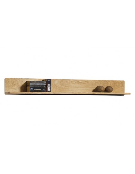 Étagère murale en bois brossé 170 cm