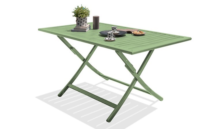 Table jardin pliante kaki marius Table jardin pliante kaki marius