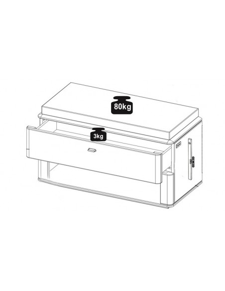 Banc pratique meuble pour chaussure fonctionnel - Braga